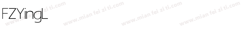 FZYingLiTiJF Light字体转换